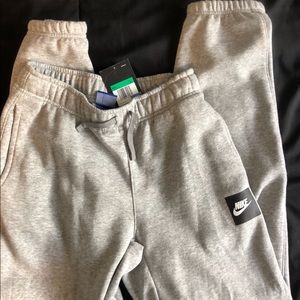 Nike Gray Box Logo Sweatpants/Joggers